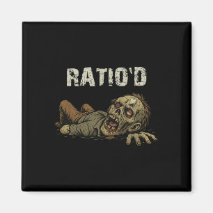 Aimant Ratio'd Teag Mème Zombie Drôle Npc Ratioé Joueur H