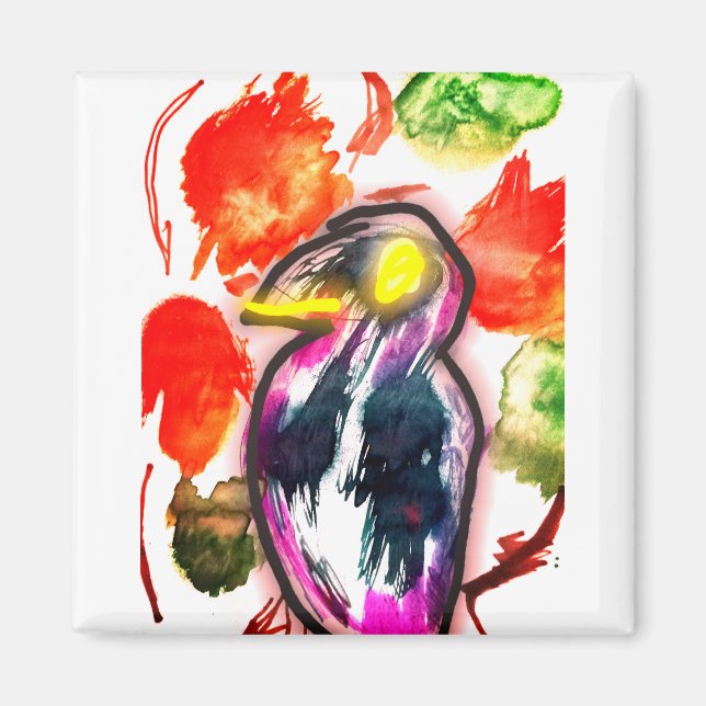 Aimant Raven automne (Devant)