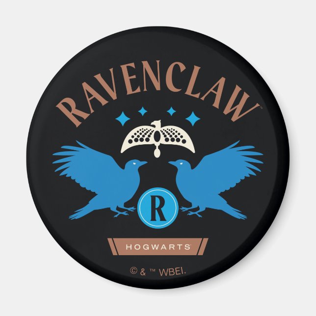 Aimant RAVENCLAW™ Maison double aigle Diadem Graphique (Devant)