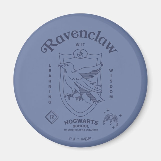 Aimant RAVENCLAW™ Wit Learning Wisdom Crest (Devant)