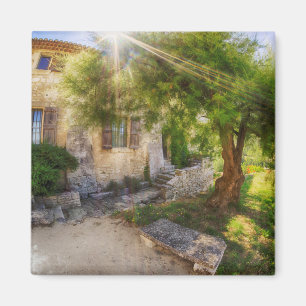 Aimant Rayon de soleil à l'abbaye de St. Hilaire   France