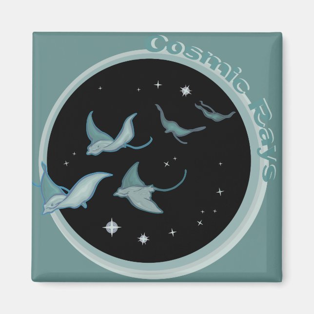 Aimant Rayons cosmiques (Devant)