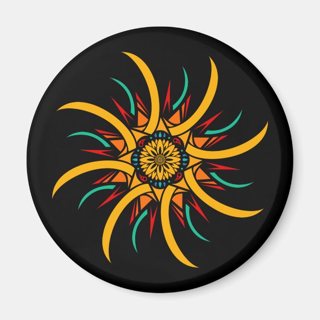 Aimant rayons solaires (Devant)