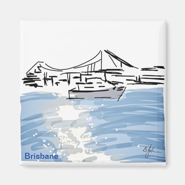 Aimant Rayons Solaires Sur L'Aimant De La Rivière (Devant)