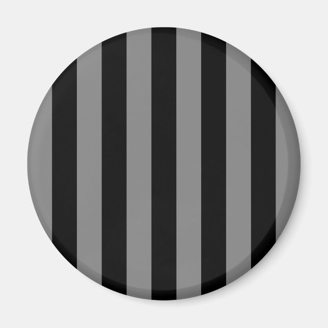 Aimant Rayures grises et noires (Devant)