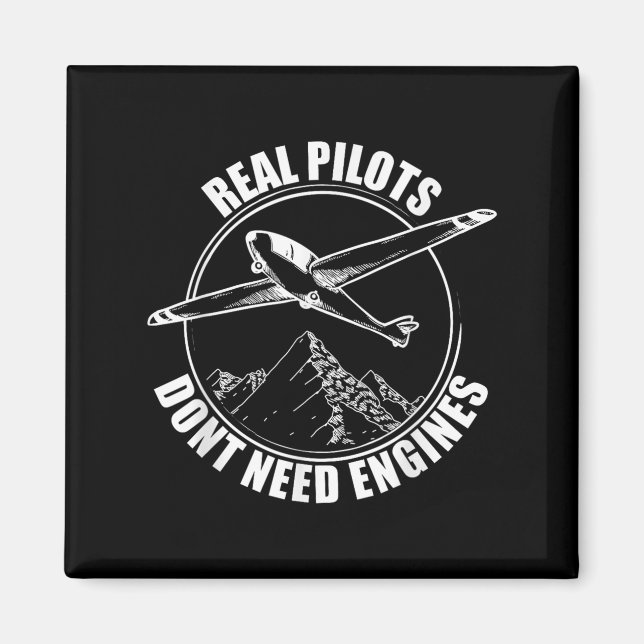 Aimant Real Lots Dont Need Engines - Glider Lot Gift  (Devant)