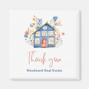 Aimant Realtor Merci Marketing Marque Loyalty Cute