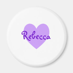 Aimant Rebecca en violet