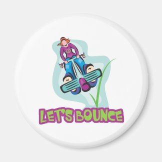 Aimant Rebondissons le bâton de Pogo