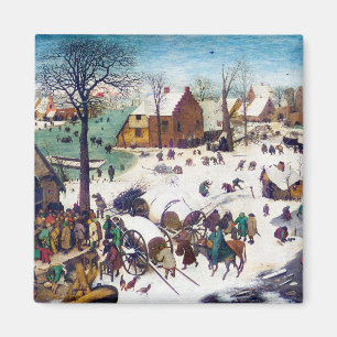 Aimant Recensement à Bethlehem, Pieter Bruegel
