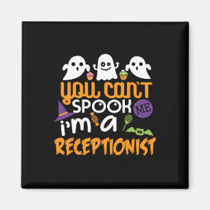 Aimant Réceptionniste Halloween Costume Party Can't Spook
