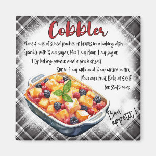 Aimant Recette de Cobbler de Fruits
