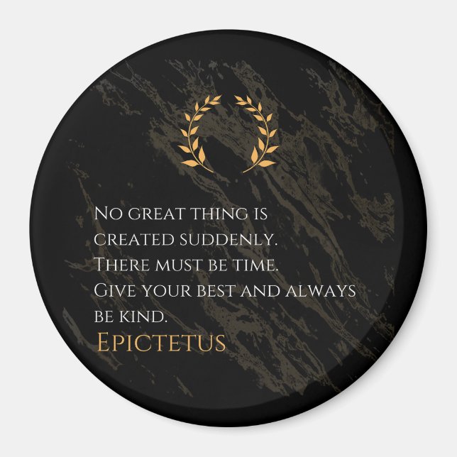 Aimant Recette de grandeur d'Epictetus (Devant)