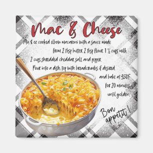 Aimant Recette de Mac & Cheese