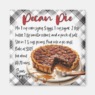 Aimant Recette de tarte aux noix de pécan