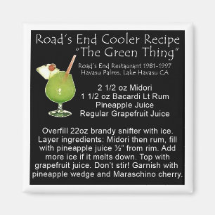 Aimant Recette verte