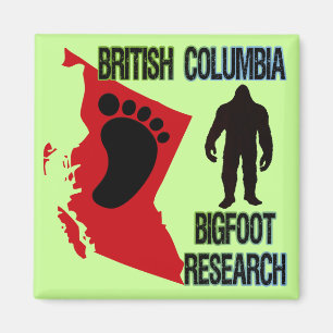 Aimant Recherche de Bigfoot de Colombie-Britannique