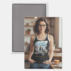 Aimant Rectangle avec logo ou image personnalisé pour ent