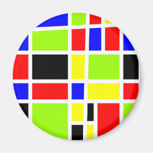 Aimant Rectangles colorés