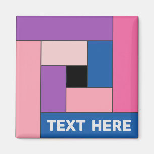 Aimant Rectangles géométriques (vers 1) avec n'importe