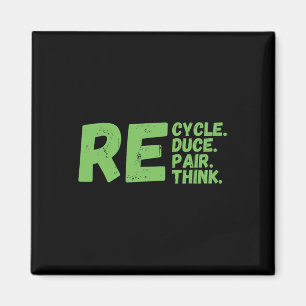 Aimant Recycle Réduire Réparer Repair Repenser l'activism