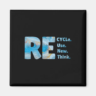Aimant Recycle Réutiliser Renouveler Repenser la crise De