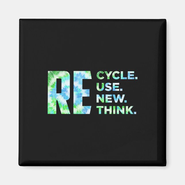Aimant Recycler Réutiliser Renouveler Repenser Crise De l (Devant)