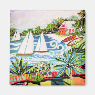 Aimant Red Cottage by the Bay II