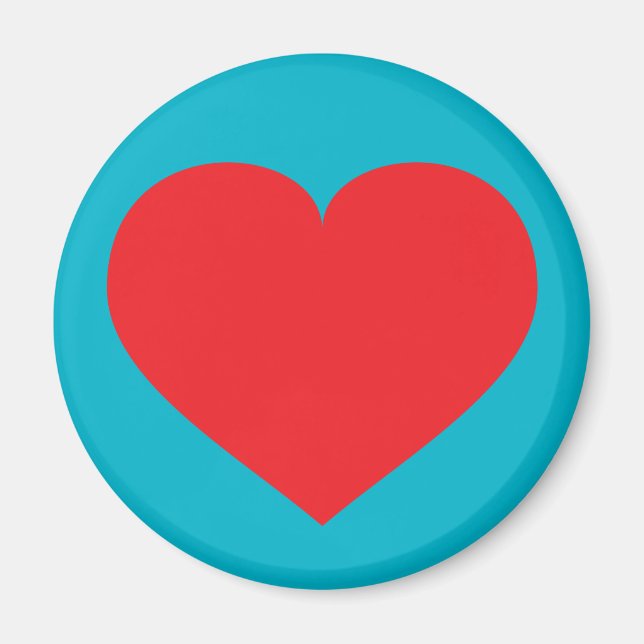 Aimant Red heart (Devant)