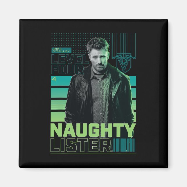 Aimant Red One - Naughty Lister (Devant)