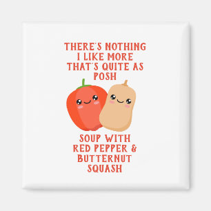 Aimant red pepper and butternut squassoup