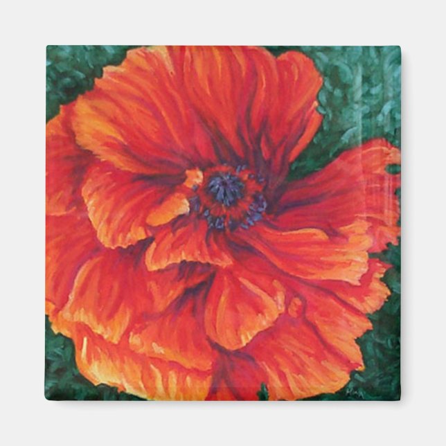 Aimant Red Poppy (Devant)