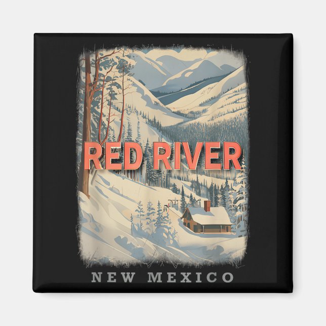 Aimant Red River New Mexico Nm Skiing Extravaganza Sd778 (Devant)