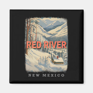 Aimant Red River New Mexico Nm Skiing Extravaganza Sd778