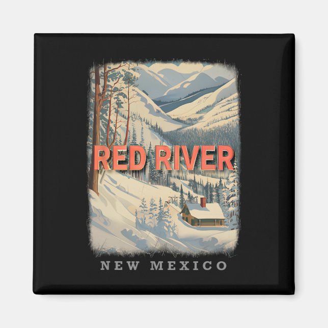 Aimant Red River New Mexico Nm Skiing Extravaganza Sd778 (Devant)