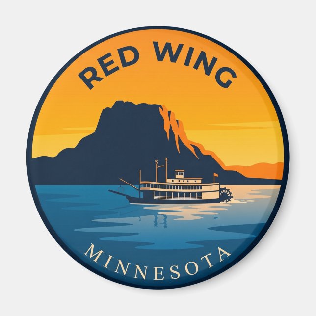 Aimant Red Wing Minnesota (Devant)