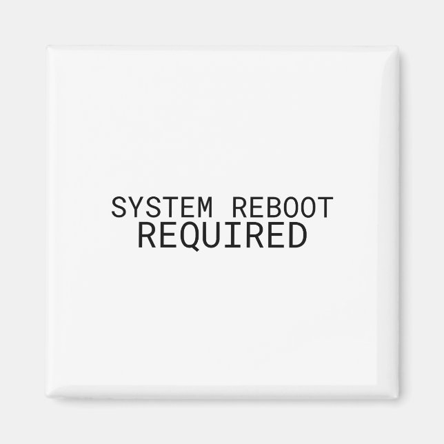 Aimant Redémarrage du système requis Machine à écrire min (Devant)