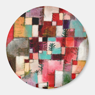 Aimant Redgreen et rythmes violet-jaune par Paul Klee