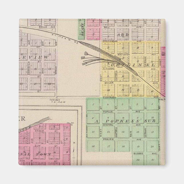 Aimant Reece, Fall River, Hamilton et Climax, Kansas (Devant)