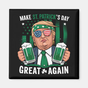Aimant Refaire éclater la Saint-Patrick, Trump irlandais