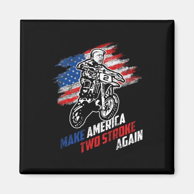 Aimant Refaire l'Amérique à Deux Temps Encore Biker Pour  (Devant)