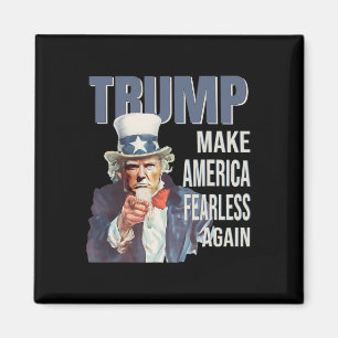 Aimant Refaire l'Amérique sans peur Pro Trump Républicain