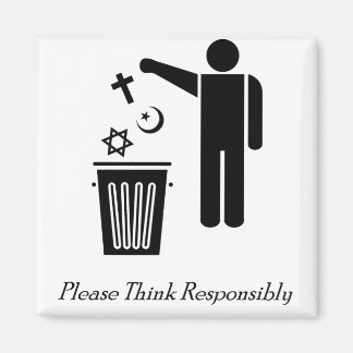 Aimant Réfléchissez de manière responsable