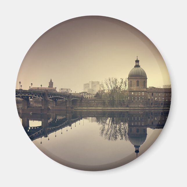 Aimant Reflets sur la Garonne - Toulouse (Devant)