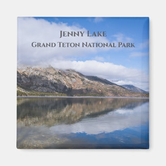 Aimant Réflexion sur Jenny Lake Grand Teton National Park