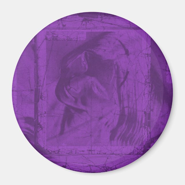 Aimant Réflexions violettes (Devant)