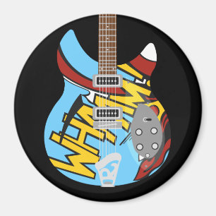 Aimant Réfrigérateur de guitare d'art de bruit de