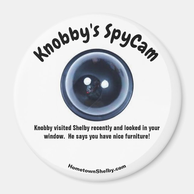 Aimant Réfrigérateur de plaisir SpyCam de Knobby (Devant)