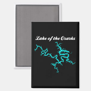 Aimant Réfrigérateur de rivage du lac des Ozarks Missouri