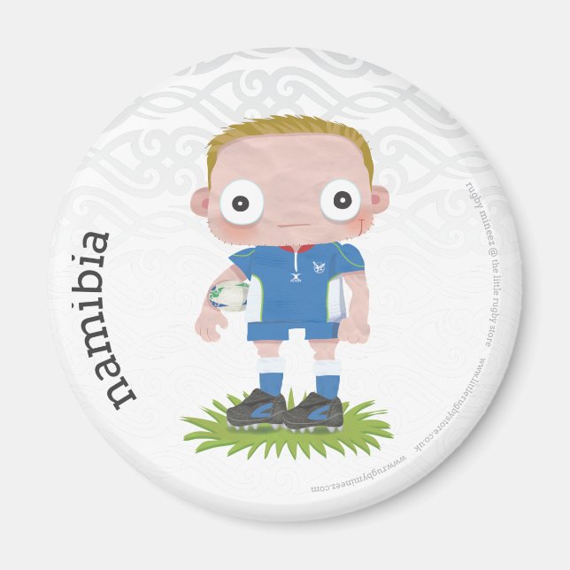 Aimant Réfrigérateur de rubans de Namibie (Devant)